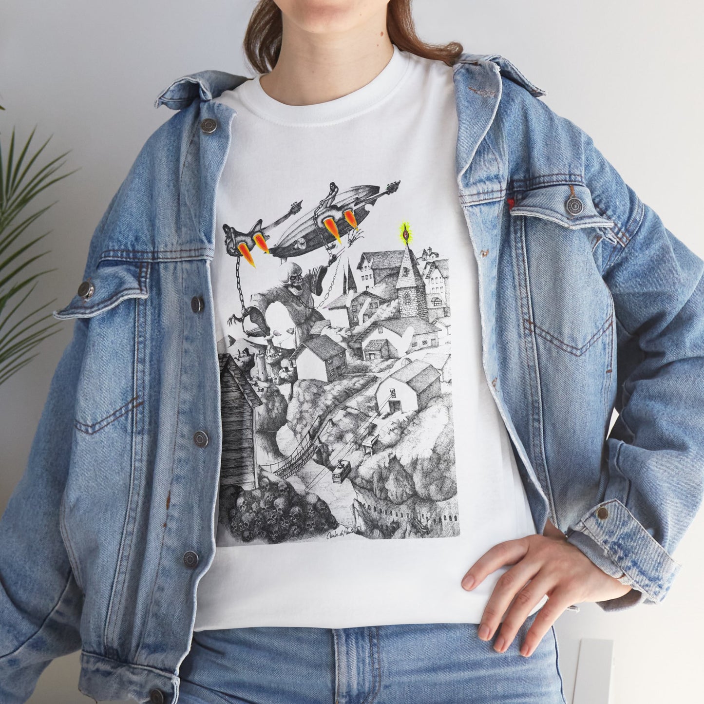 Rock and Roll Salvation Unisex Tee by Carlos di Paulo