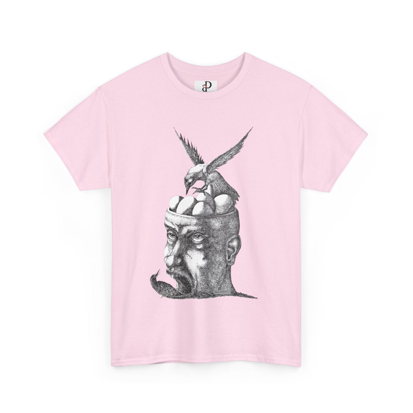 Artistic Unisex Heavy Cotton Tee - Thoughtful Design