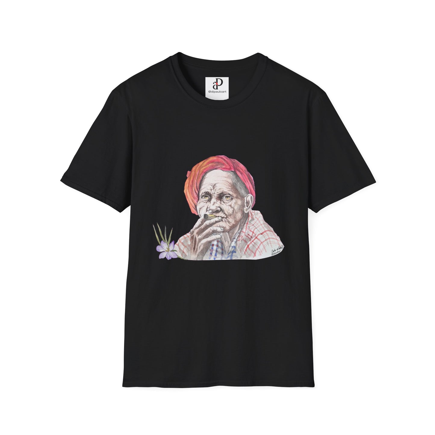 Artistic Vintage Portrait T-Shirt, Bohemian Tee, Unisex Casual Wear, Gift for Art Lovers, Unique Graphic Shirt, Everyday Style