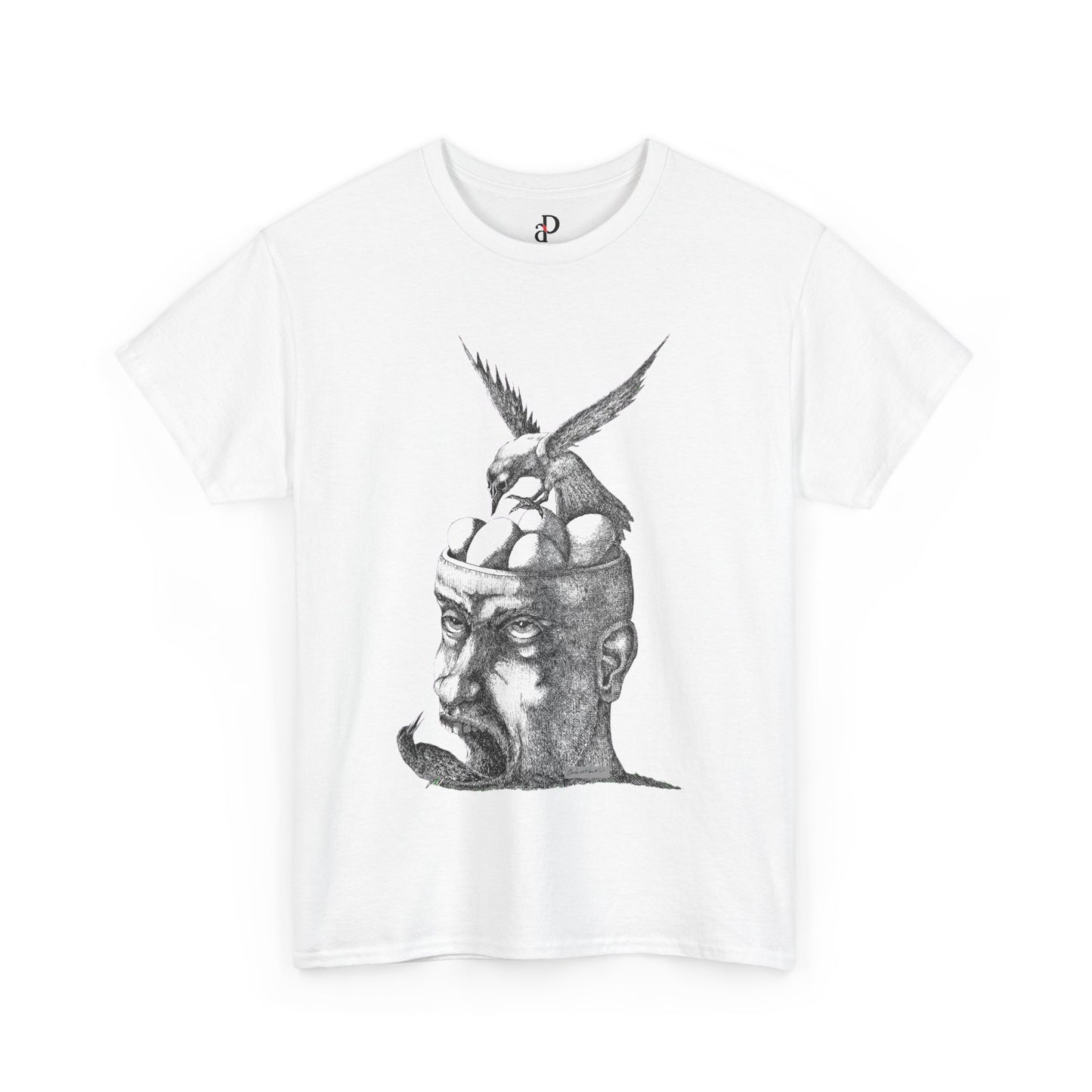 Artistic Unisex Heavy Cotton Tee - Thoughtful Design