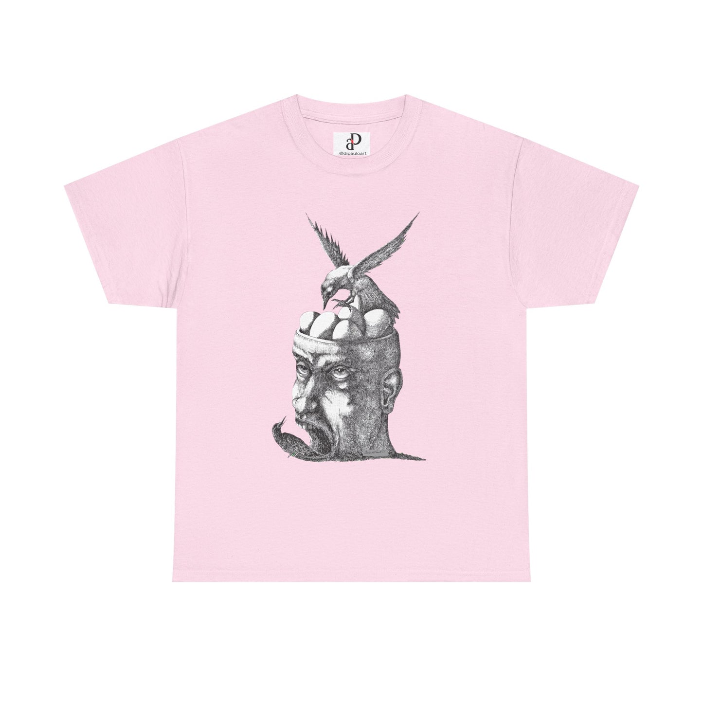 Artistic Unisex Heavy Cotton Tee - Thoughtful Design
