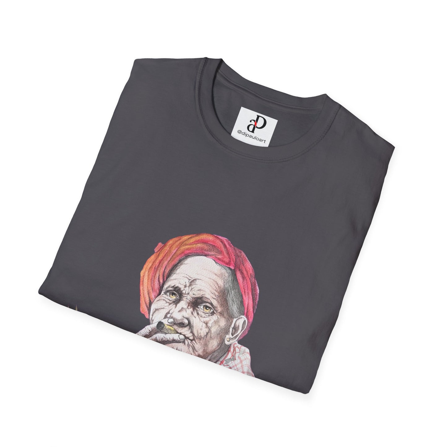 Artistic Vintage Portrait T-Shirt, Bohemian Tee, Unisex Casual Wear, Gift for Art Lovers, Unique Graphic Shirt, Everyday Style