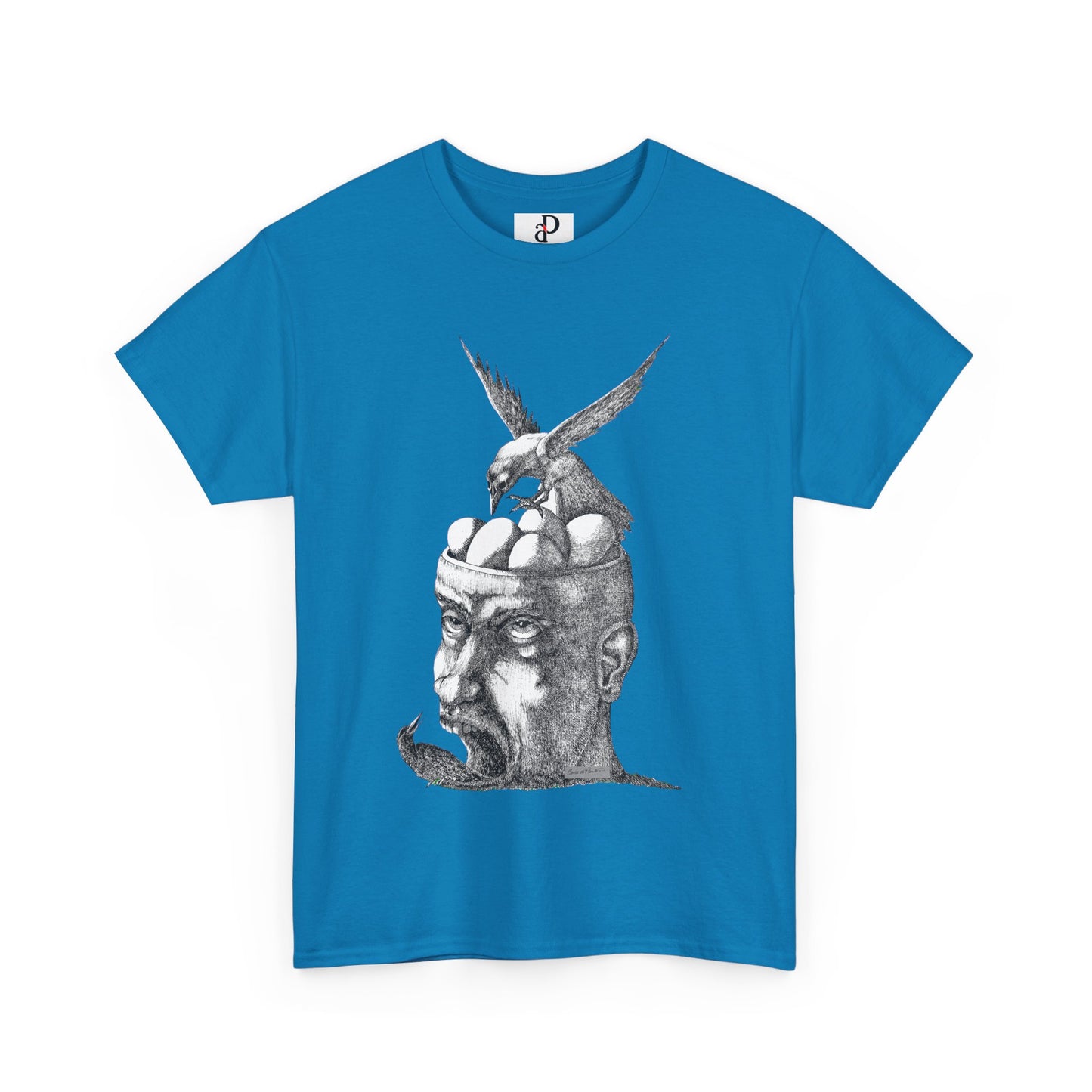 Artistic Unisex Heavy Cotton Tee - Thoughtful Design