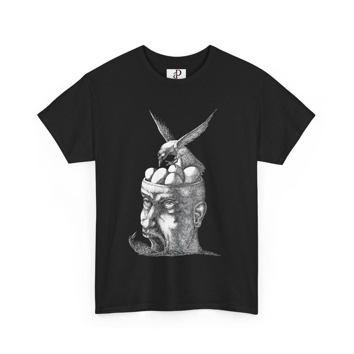 Artistic Unisex Heavy Cotton Tee - Thoughtful Design