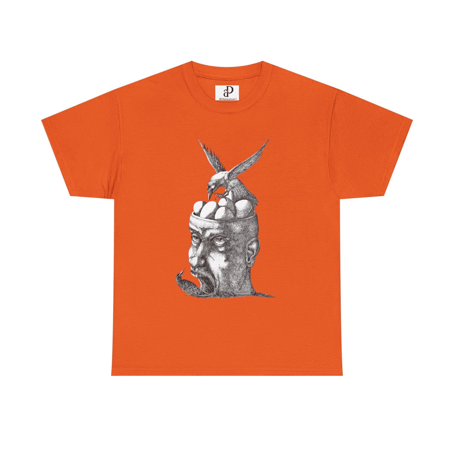 Artistic Unisex Heavy Cotton Tee - Thoughtful Design