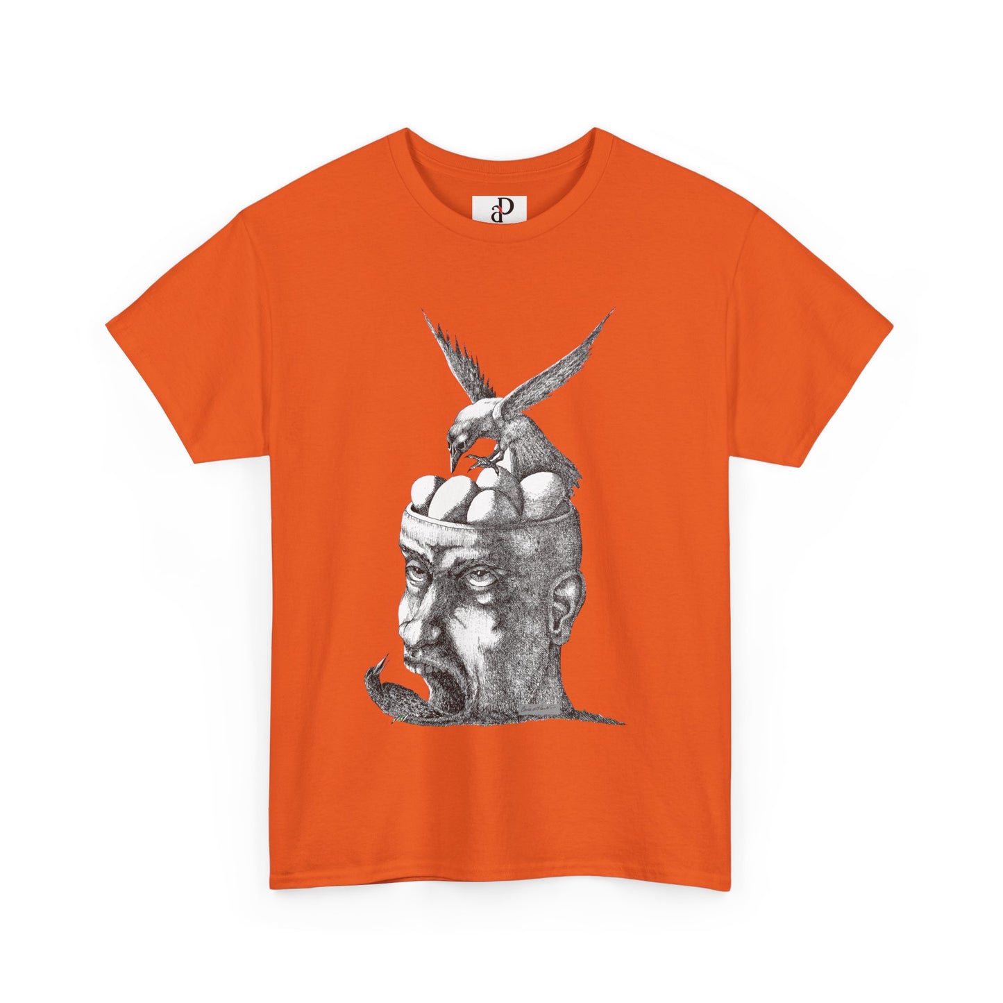 Artistic Unisex Heavy Cotton Tee - Thoughtful Design