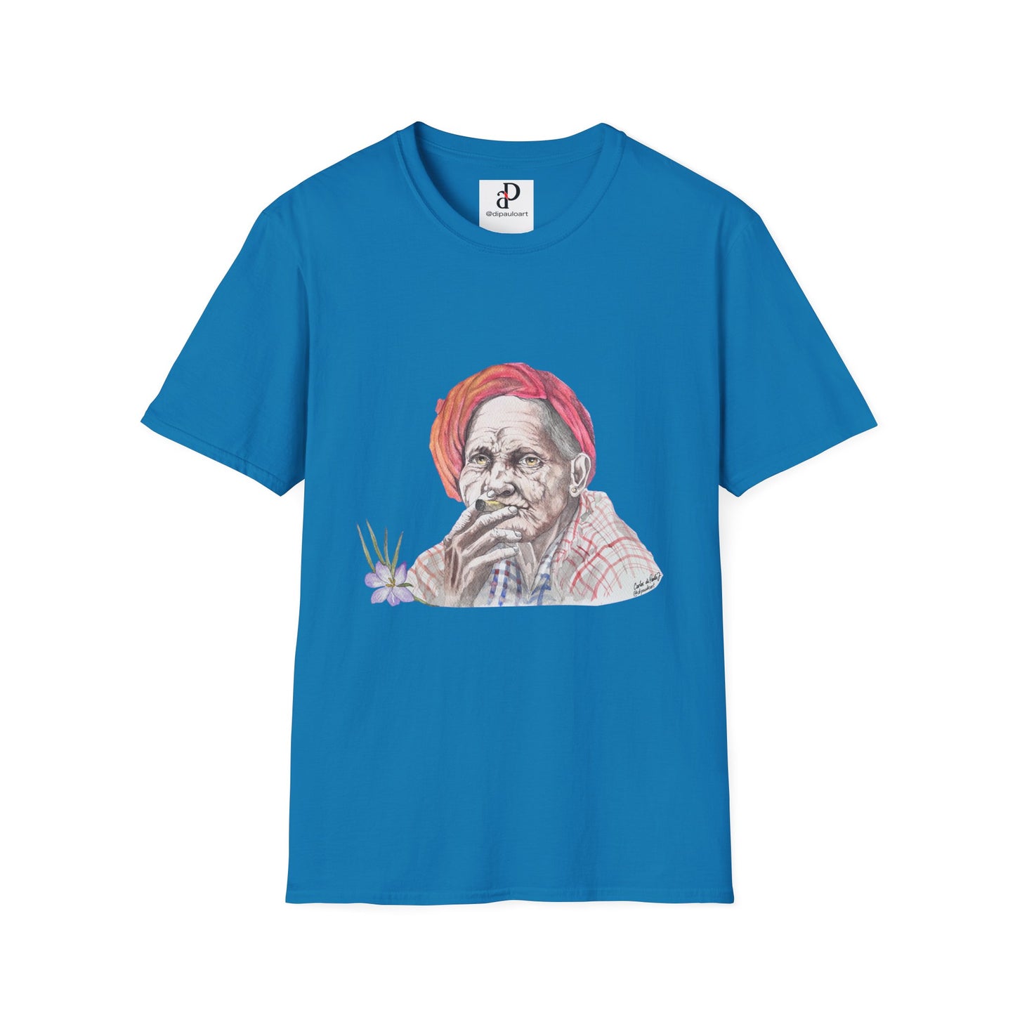 Artistic Vintage Portrait T-Shirt, Bohemian Tee, Unisex Casual Wear, Gift for Art Lovers, Unique Graphic Shirt, Everyday Style