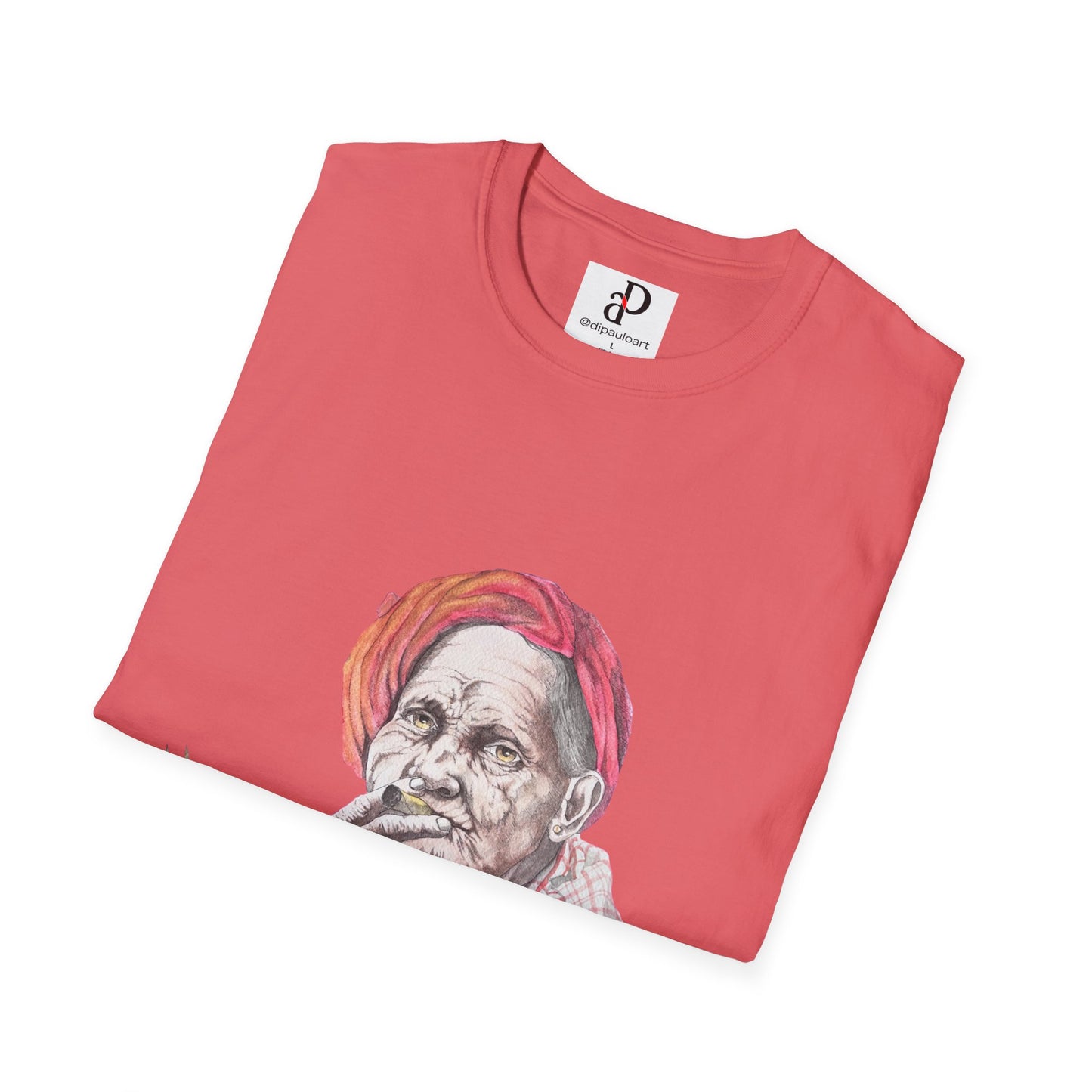 Artistic Vintage Portrait T-Shirt, Bohemian Tee, Unisex Casual Wear, Gift for Art Lovers, Unique Graphic Shirt, Everyday Style