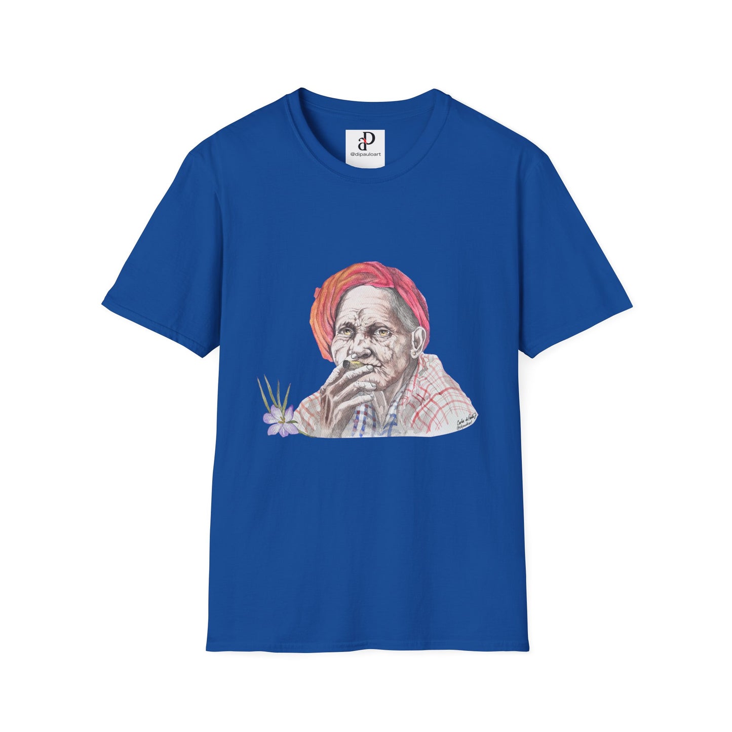 Artistic Vintage Portrait T-Shirt, Bohemian Tee, Unisex Casual Wear, Gift for Art Lovers, Unique Graphic Shirt, Everyday Style