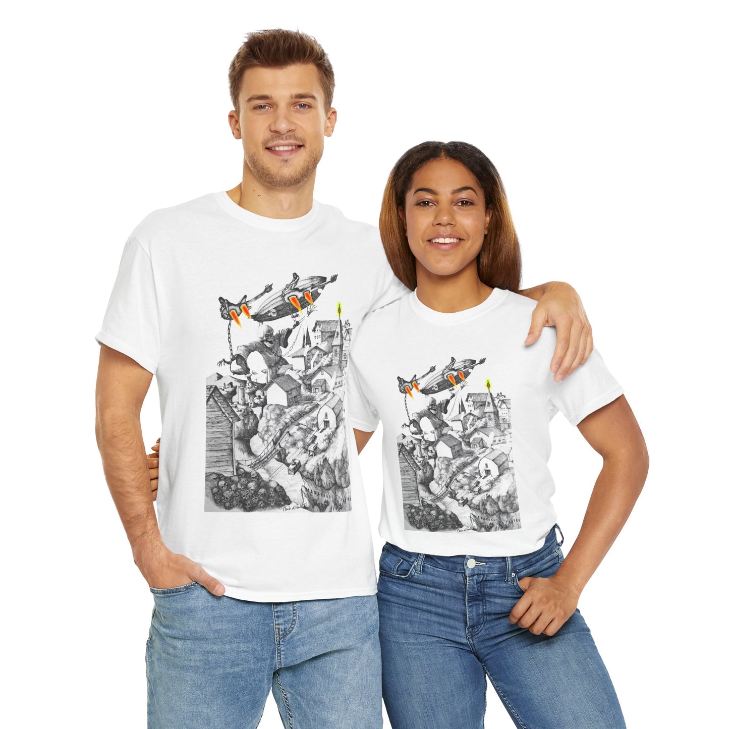 Rock and Roll Salvation Unisex Tee by Carlos di Paulo