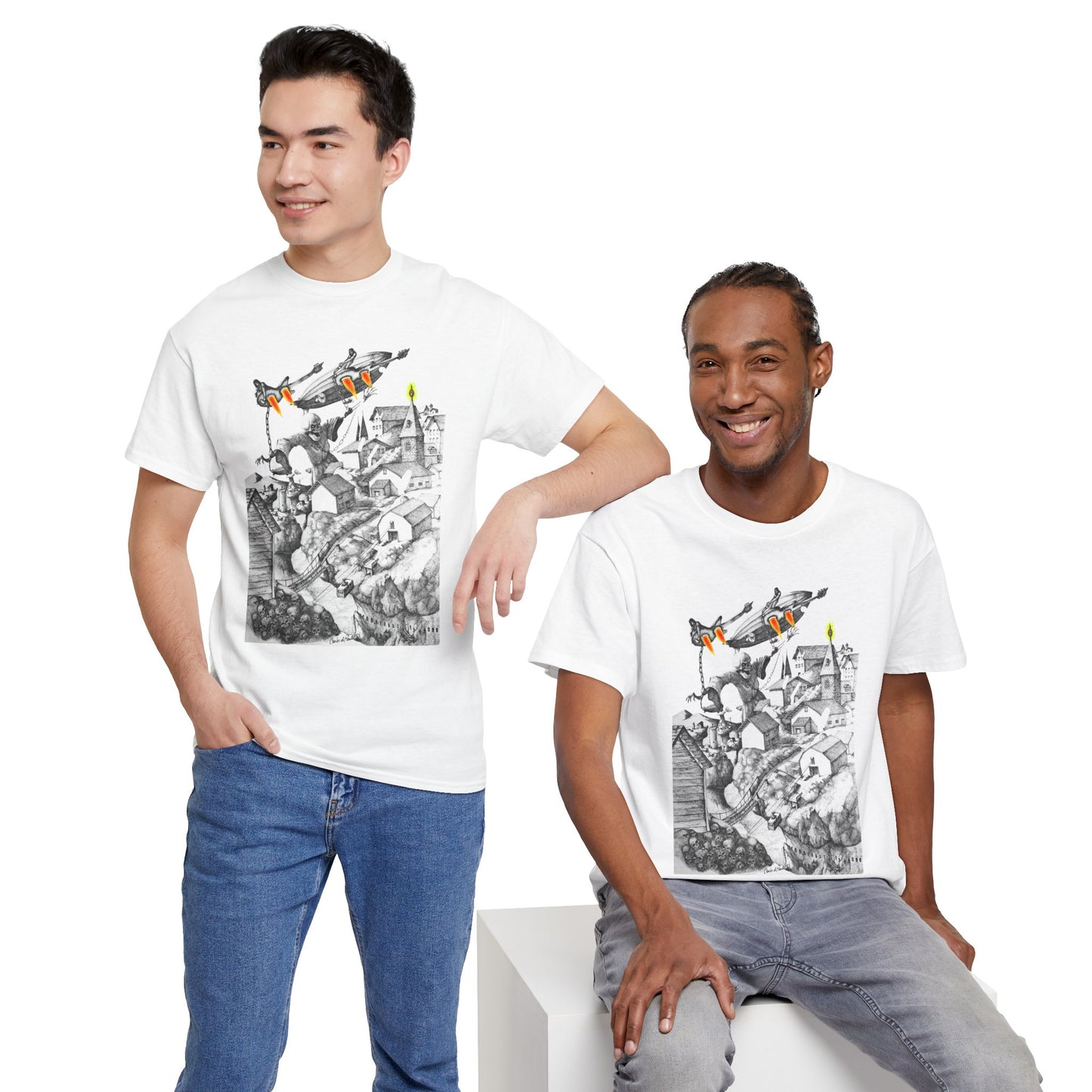 Rock and Roll Salvation Unisex Tee by Carlos di Paulo