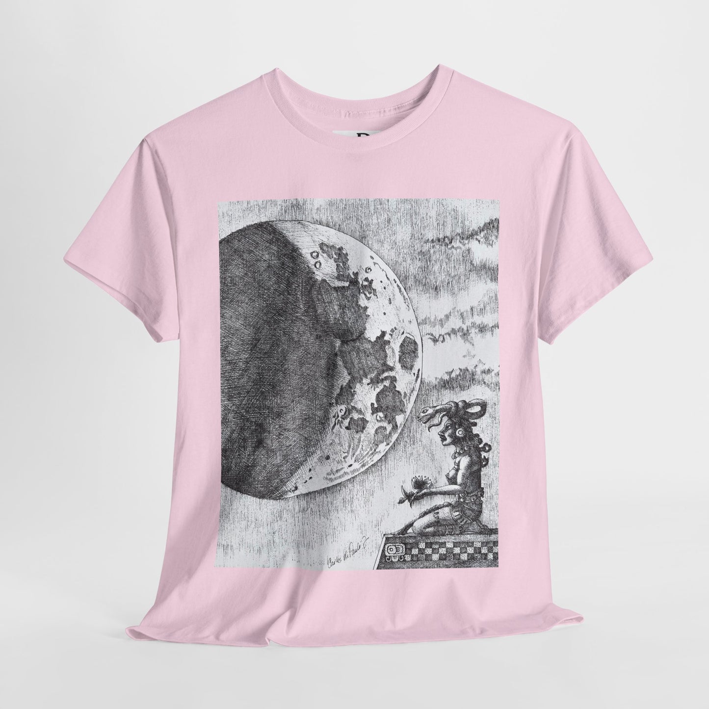Celestial Dreamer Tee, Unisex Heavy Cotton T-Shirt, Night Sky Graphic Shirt, Cosmic Art Tee, Perfect for Stargazers, Gifts for Astronomers