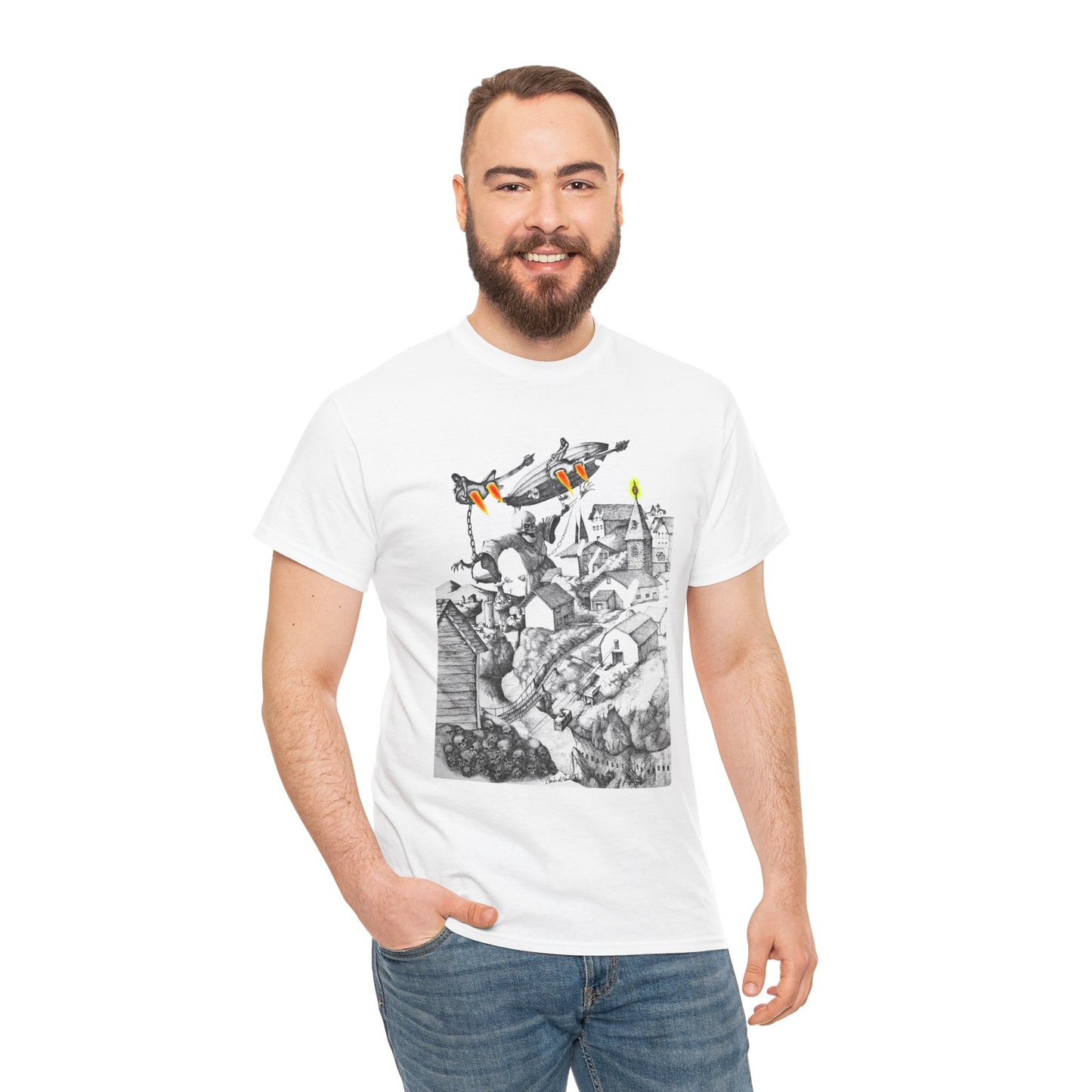 Rock and Roll Salvation Unisex Tee by Carlos di Paulo