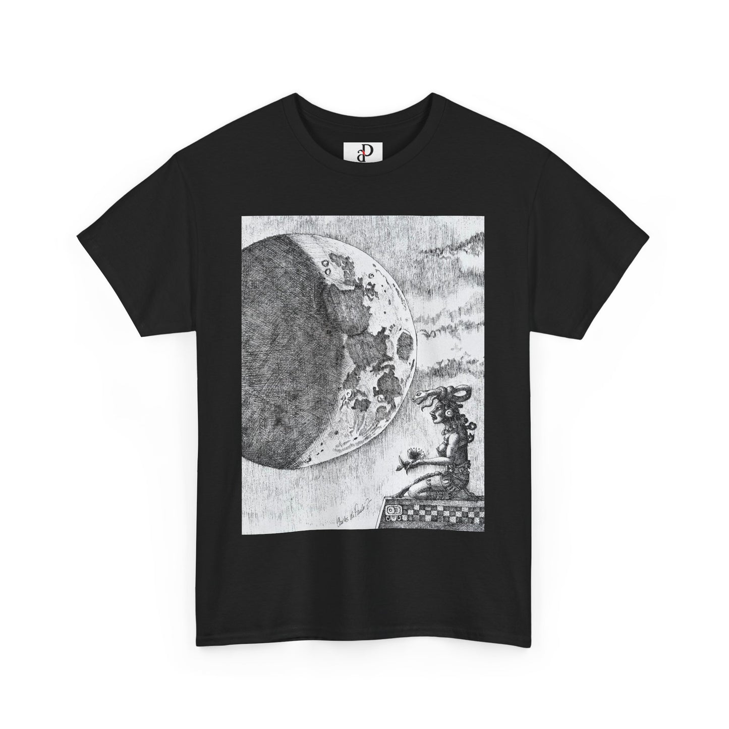 Celestial Dreamer Tee, Unisex Heavy Cotton T-Shirt, Night Sky Graphic Shirt, Cosmic Art Tee, Perfect for Stargazers, Gifts for Astronomers