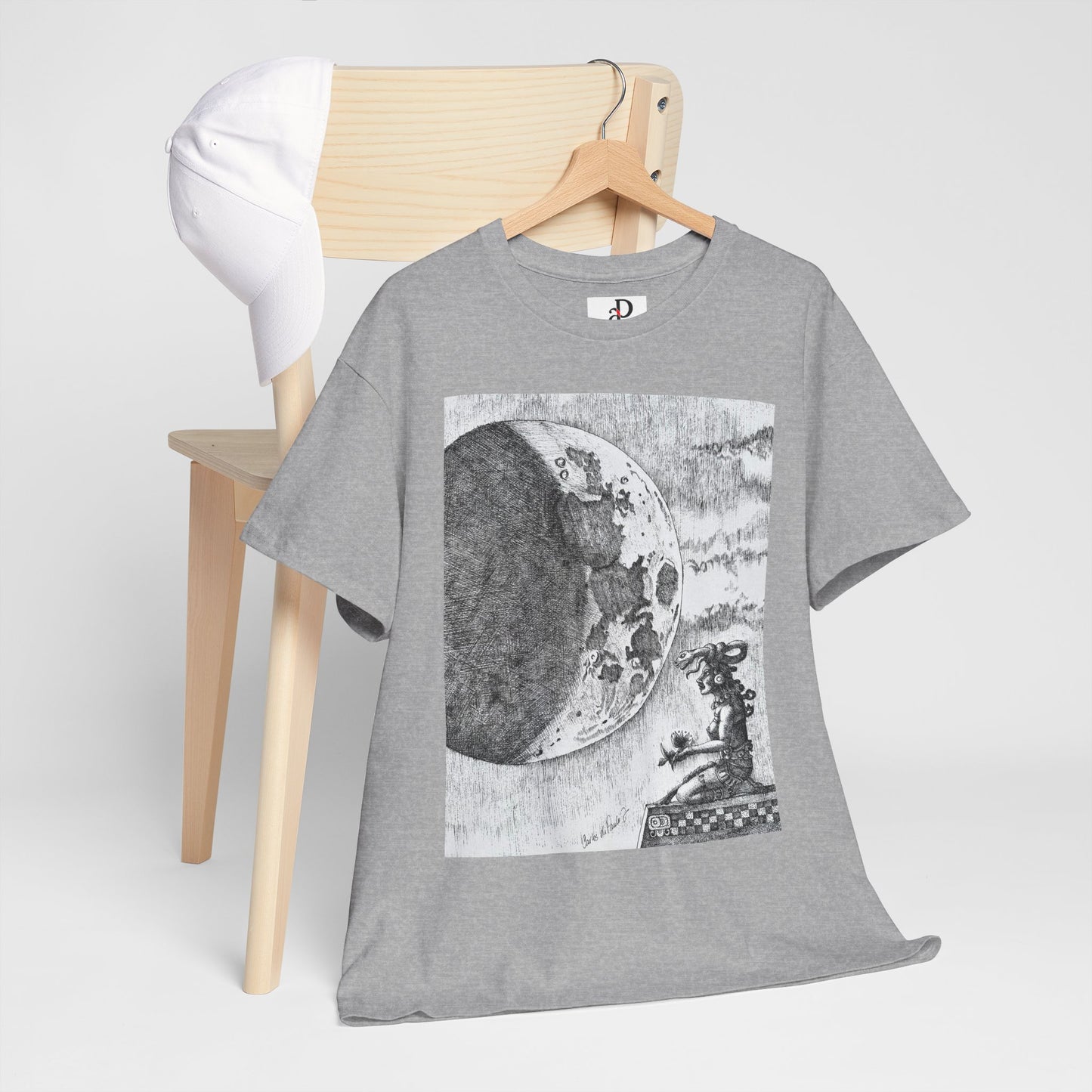 Celestial Dreamer Tee, Unisex Heavy Cotton T-Shirt, Night Sky Graphic Shirt, Cosmic Art Tee, Perfect for Stargazers, Gifts for Astronomers
