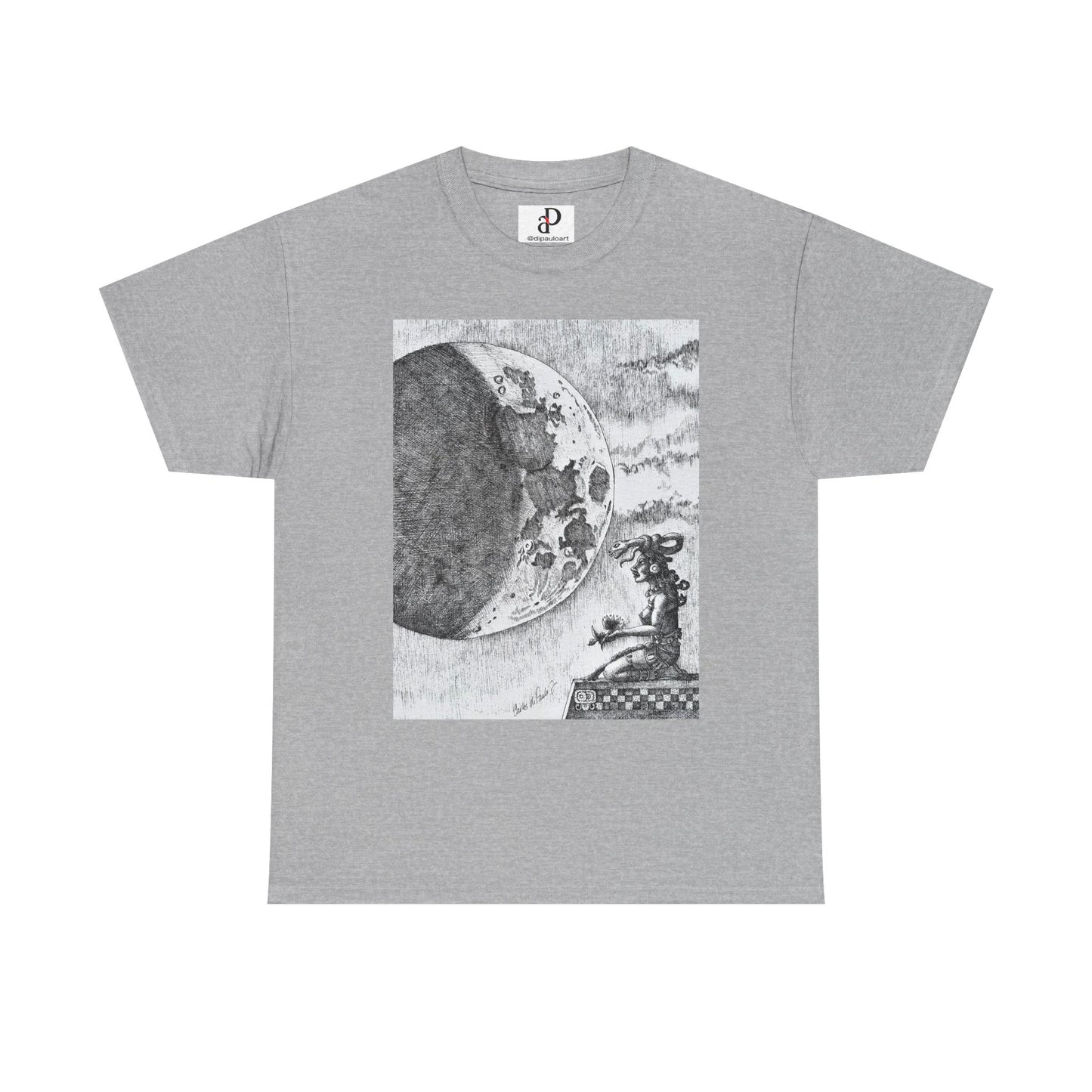 Celestial Dreamer Tee, Unisex Heavy Cotton T-Shirt, Night Sky Graphic Shirt, Cosmic Art Tee, Perfect for Stargazers, Gifts for Astronomers