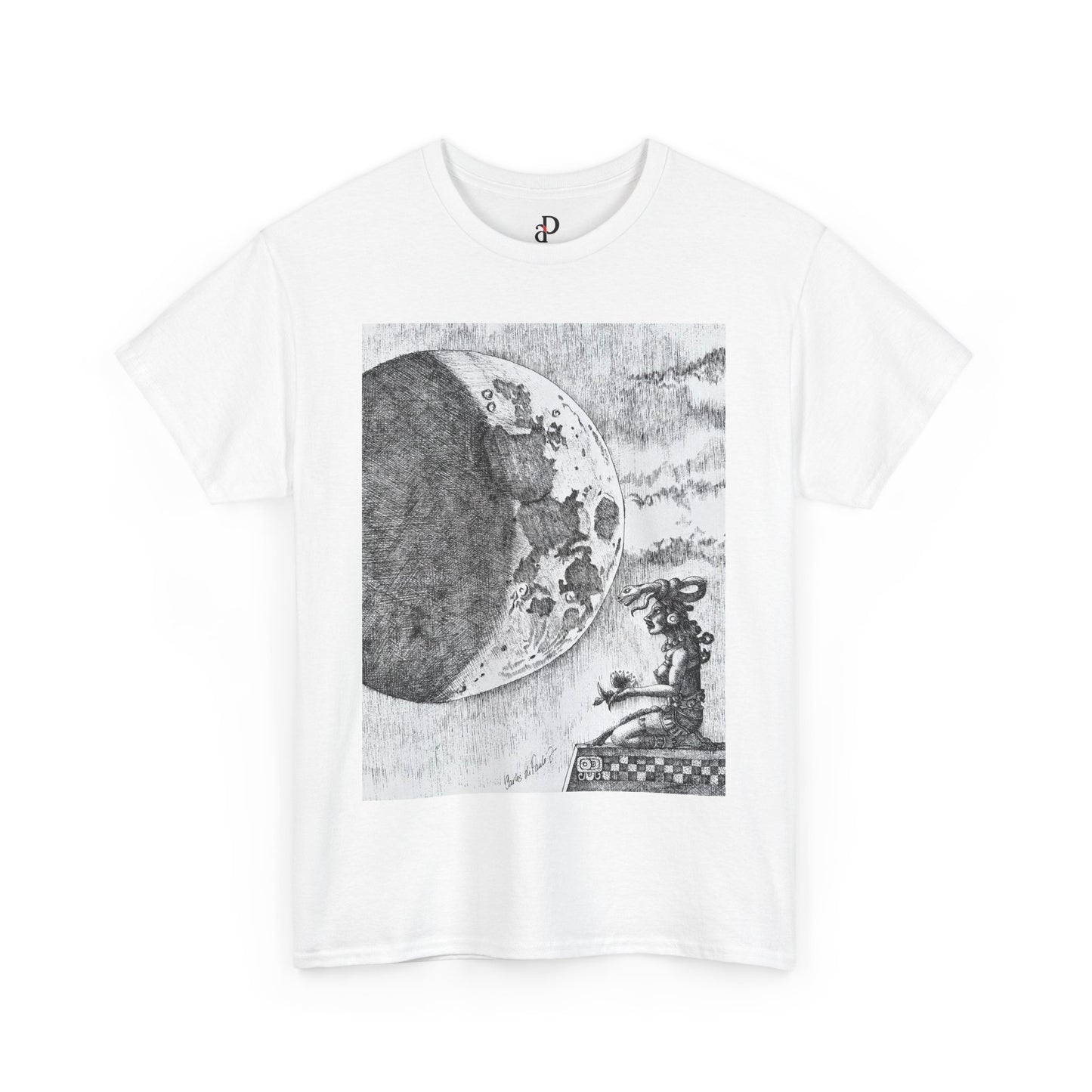 Celestial Dreamer Tee, Unisex Heavy Cotton T-Shirt, Night Sky Graphic Shirt, Cosmic Art Tee, Perfect for Stargazers, Gifts for Astronomers