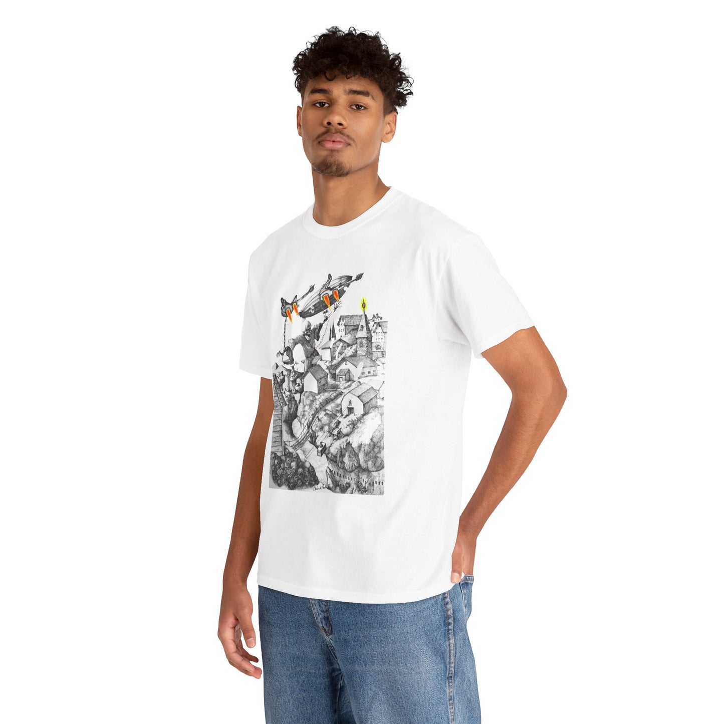 Rock and Roll Salvation Unisex Tee by Carlos di Paulo
